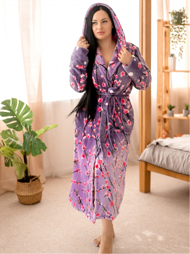 Женский махровый халат  Woman Romance Style 26765