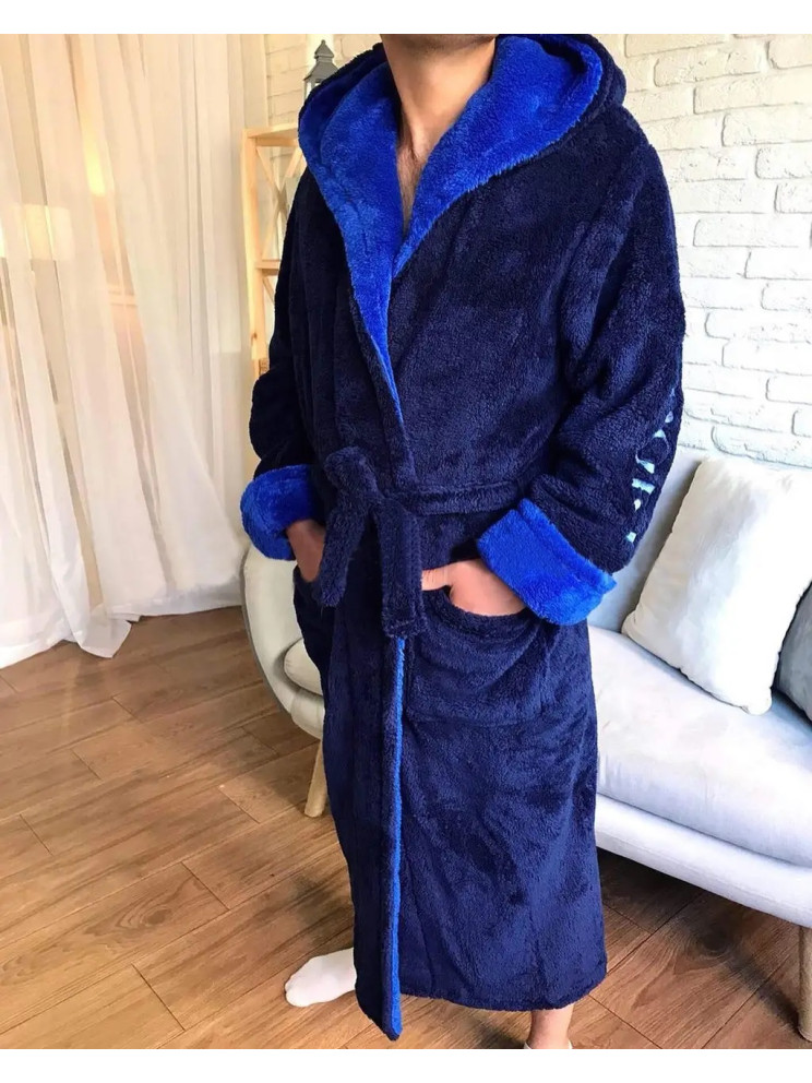 Чоловічий махровий халат Man Romance Style 2371