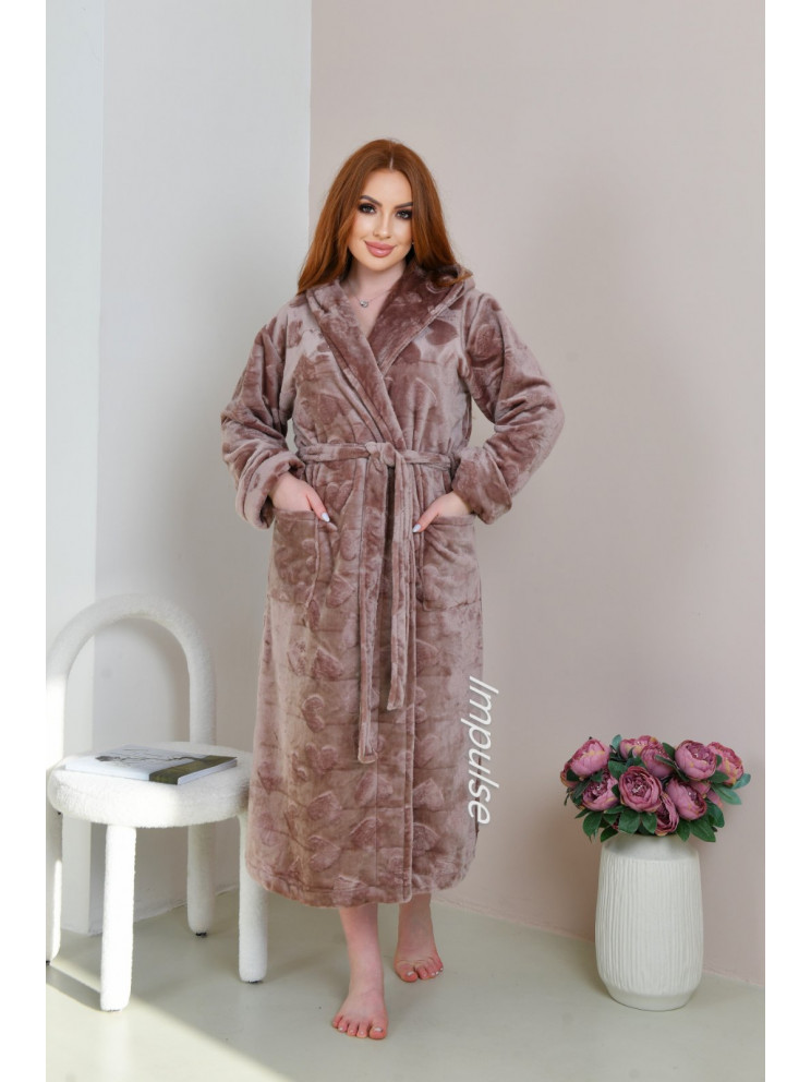 Женский махровый халат Woman Romance Style 2999
