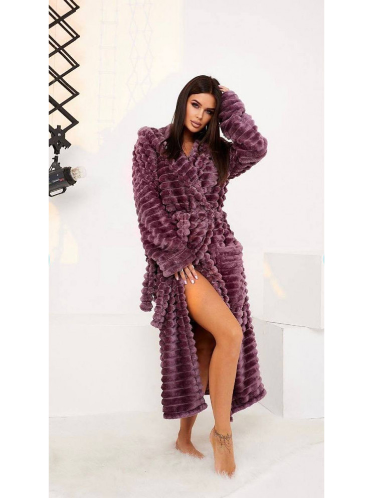 Женский махровый халат Woman Romance Style 21044