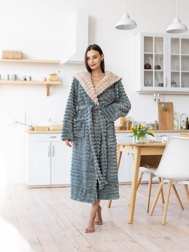 Женский махровый халат  Woman Romance Style 13914