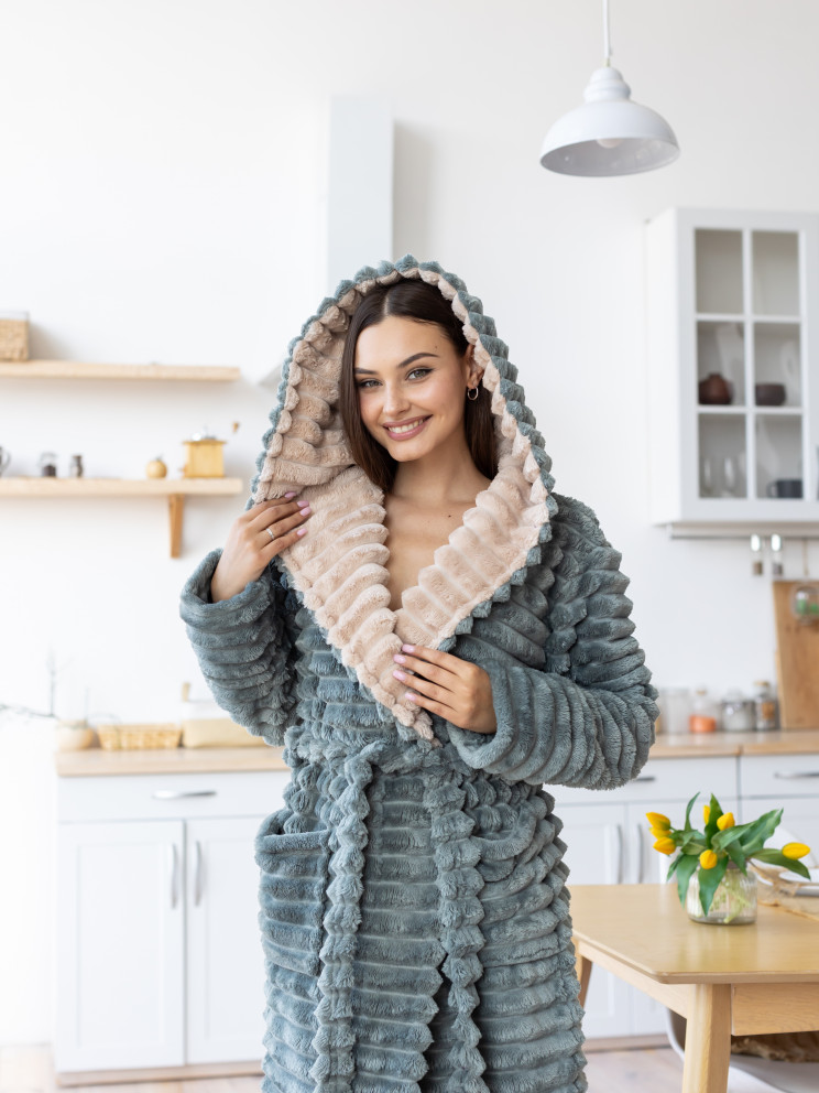 Женский махровый халат Woman Romance Style 13914 Женский махровый халат Woman Romance Style 13914