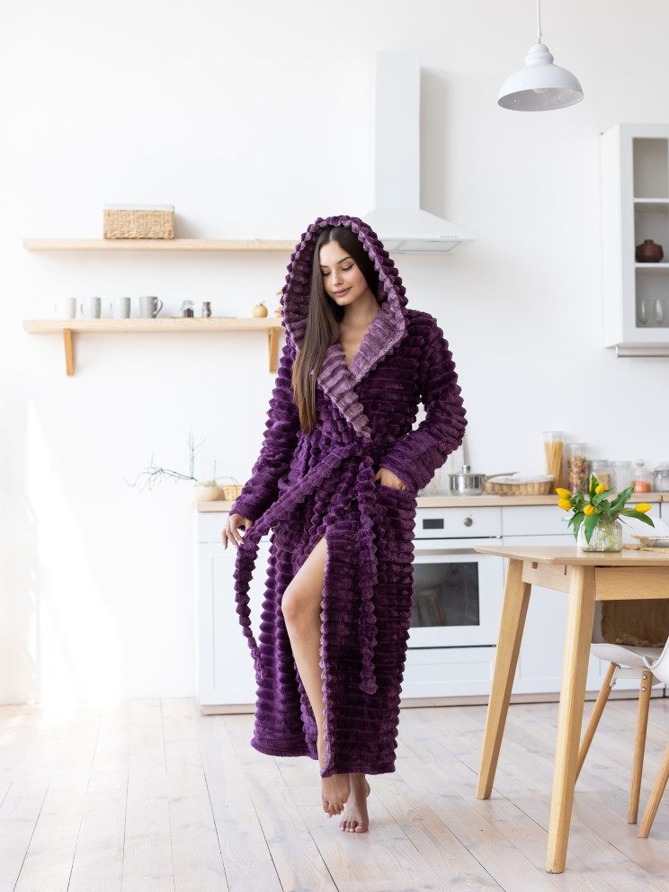 Женский махровый халат  Woman Romance Style 13927