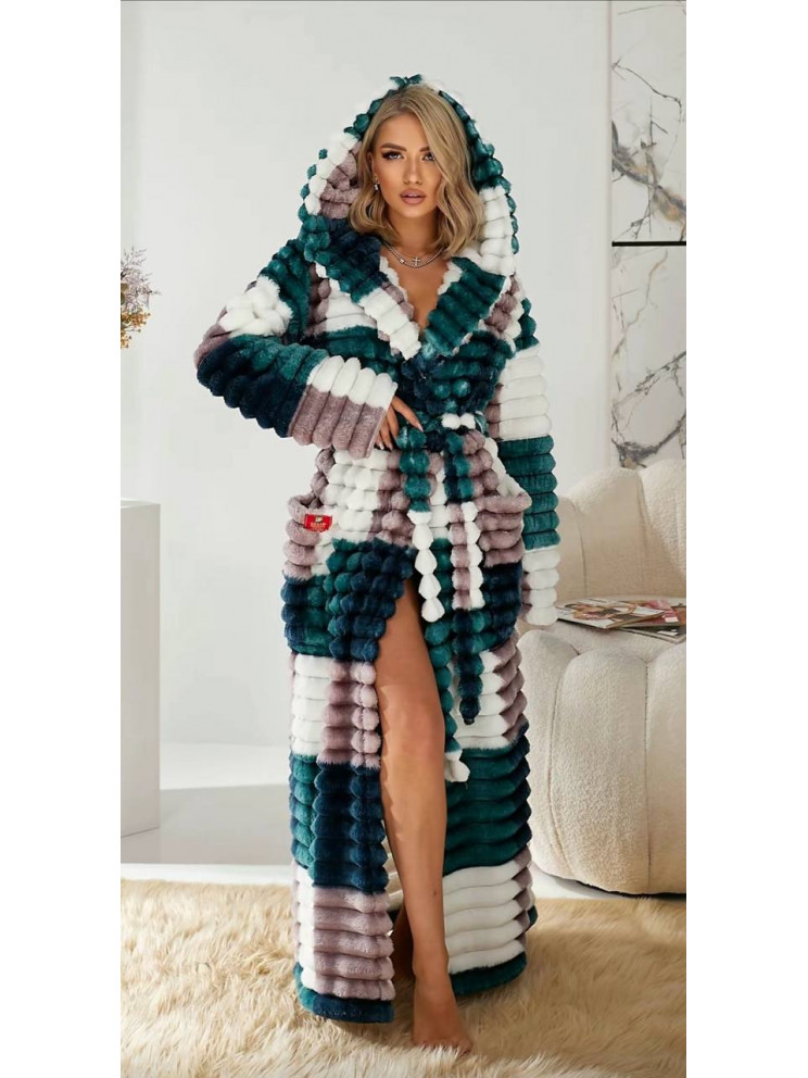 Женский махровый халат  Woman Romance Style 13927