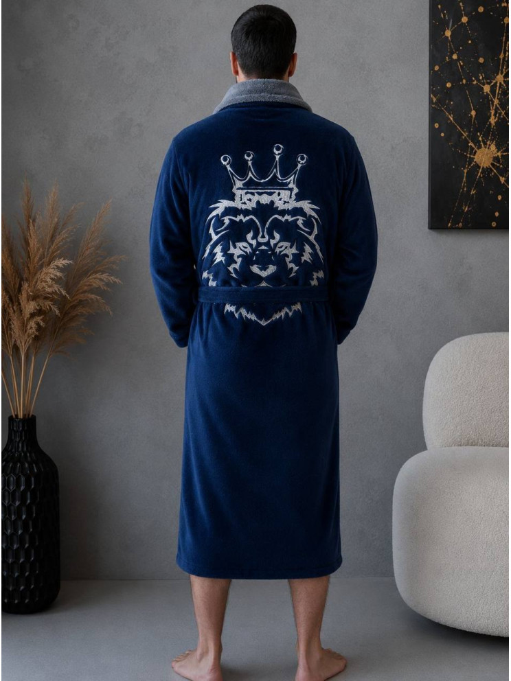 Махровий чоловічий халат Man Romance Style 23878