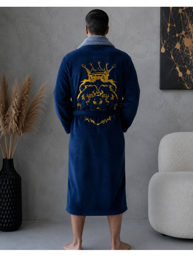 Махровий чоловічий халат Man Romance Style 23878