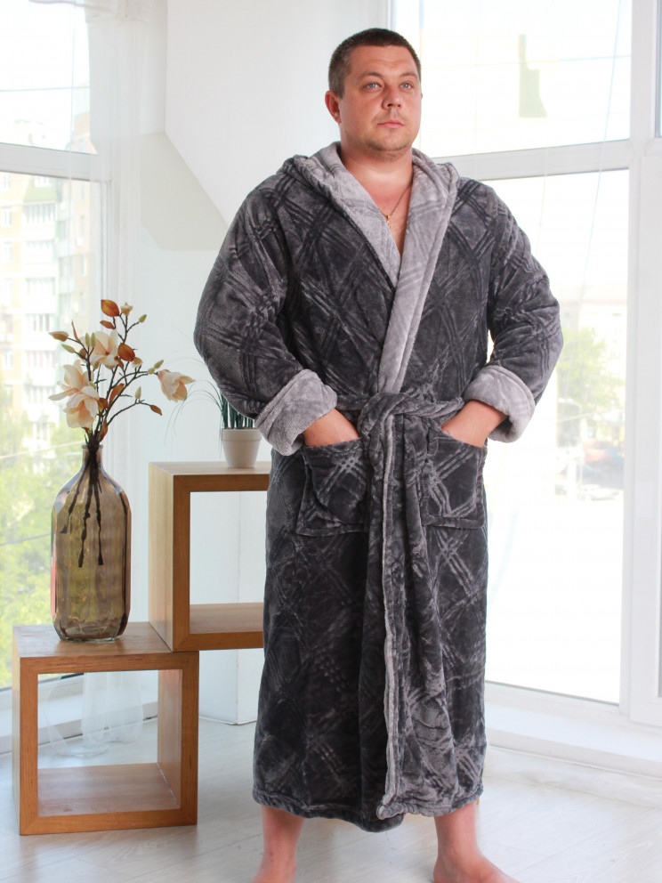 Чоловічий махровий халат RSilver Man Romance Style 2371