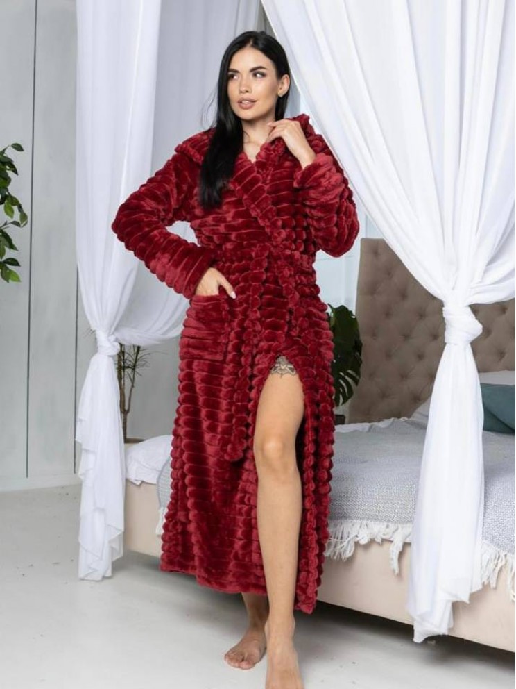 Женский махровый халат Woman Romance Style 21079 Женский махровый халат Woman Romance Style 21079