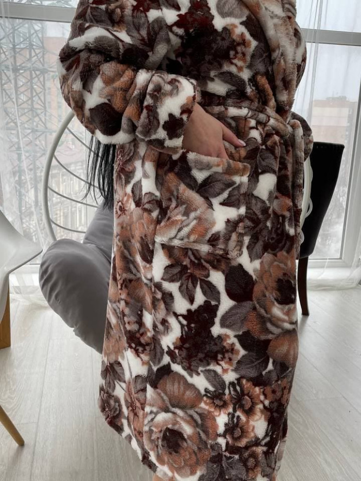 Женский махровый халат Woman Romance Style 2109